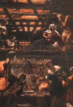 雅格佈 羅佈斯提 丁托列托 The Adoration of the Shepherds